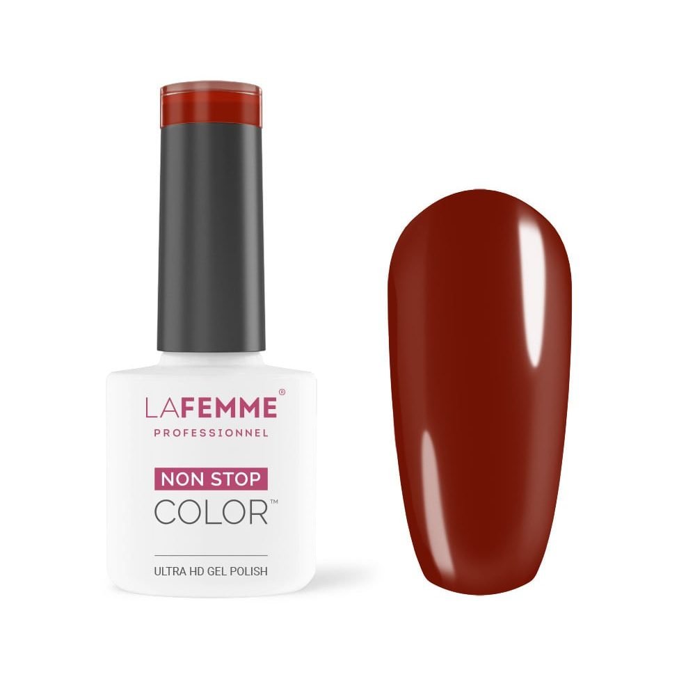 Esmalte Semipermanente Rojo Caoba H344